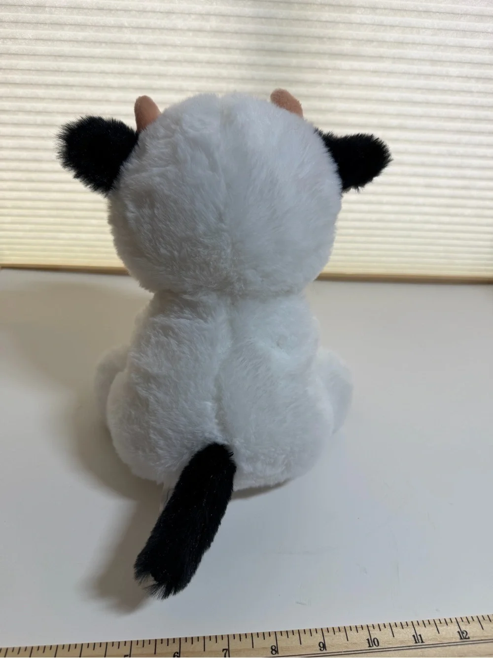 Spark Create Imagine Plush Cow - White & Black. Rattle and sensory ears